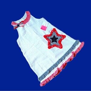 NWT Sophie Rose Red, White, and Blue Dress